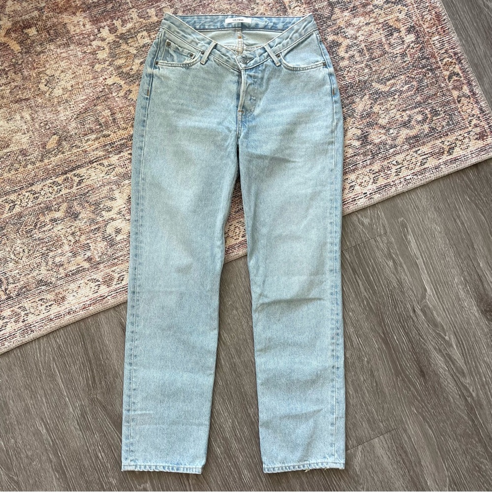GRLFRND V Dip Waist Jean, 25